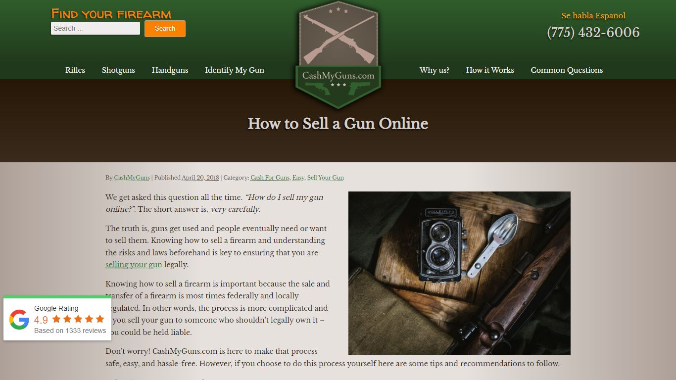 How to Sell a Gun Online | Cash My Guns