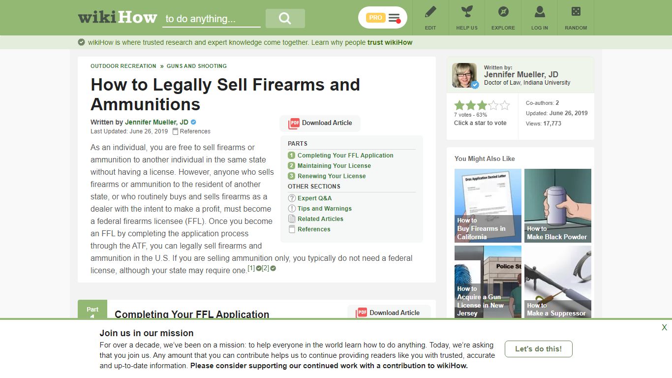 How to Legally Sell Firearms and Ammunitions (with Pictures) - wikiHow